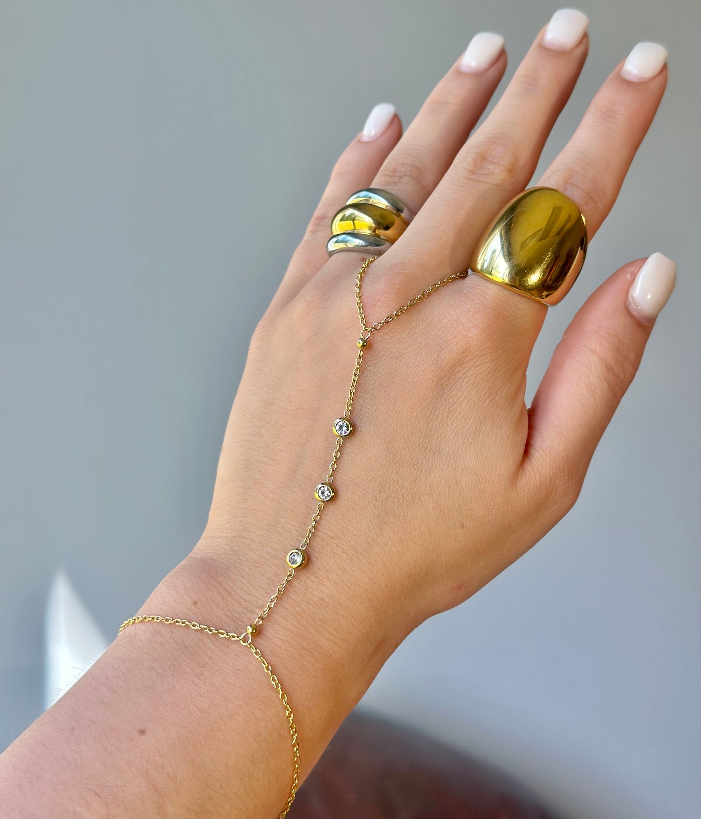 Water Resistant Diamond Hand Chain