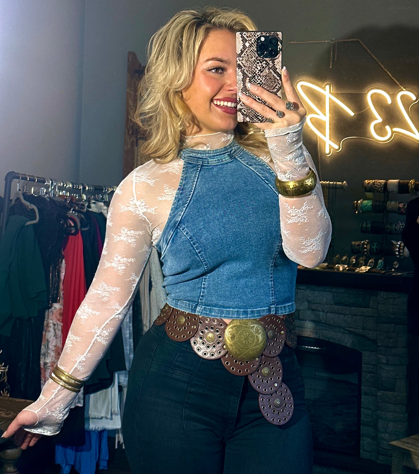 Lux Layering Floral Top