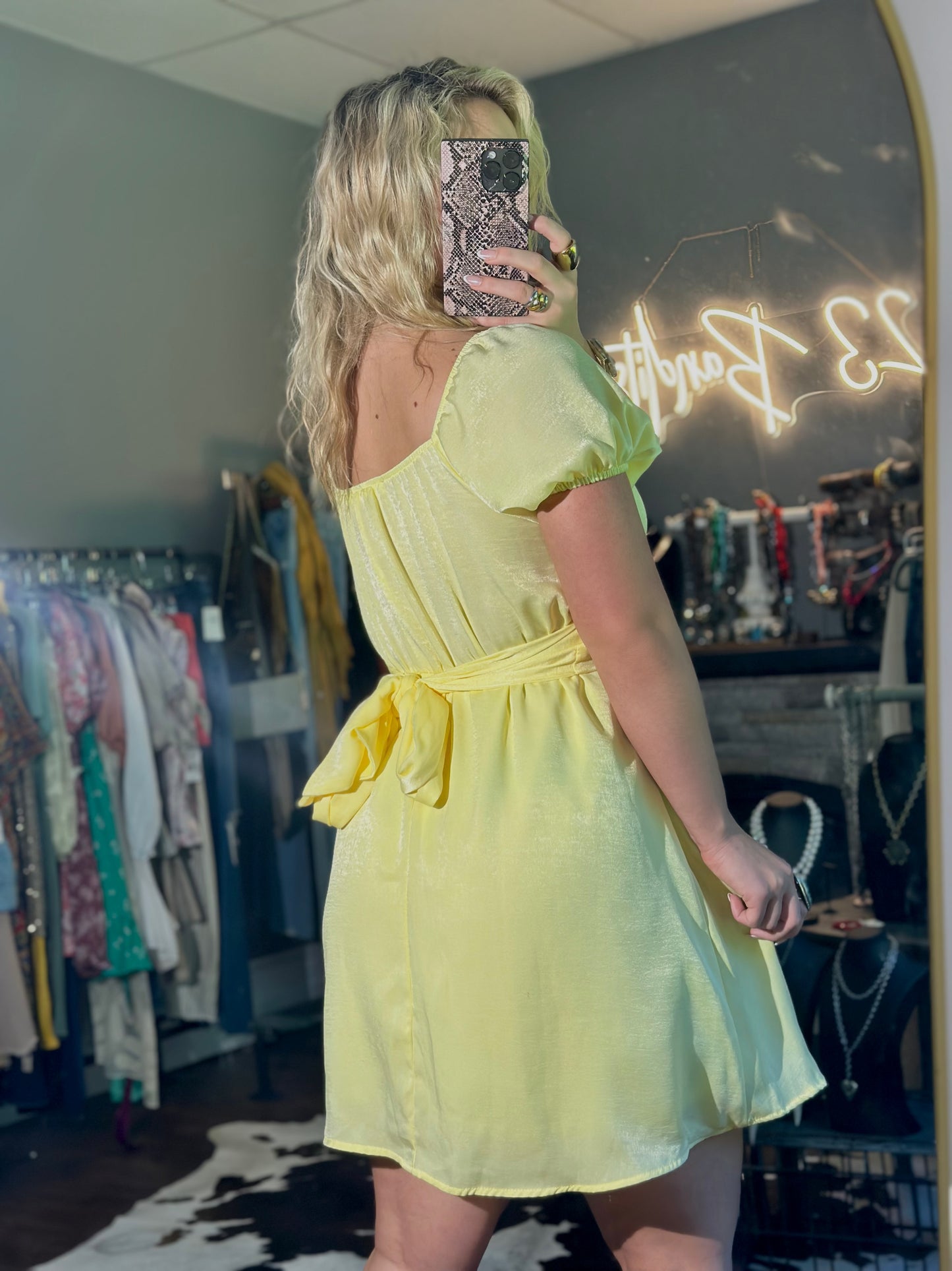 Altar’d State Yellow Dress