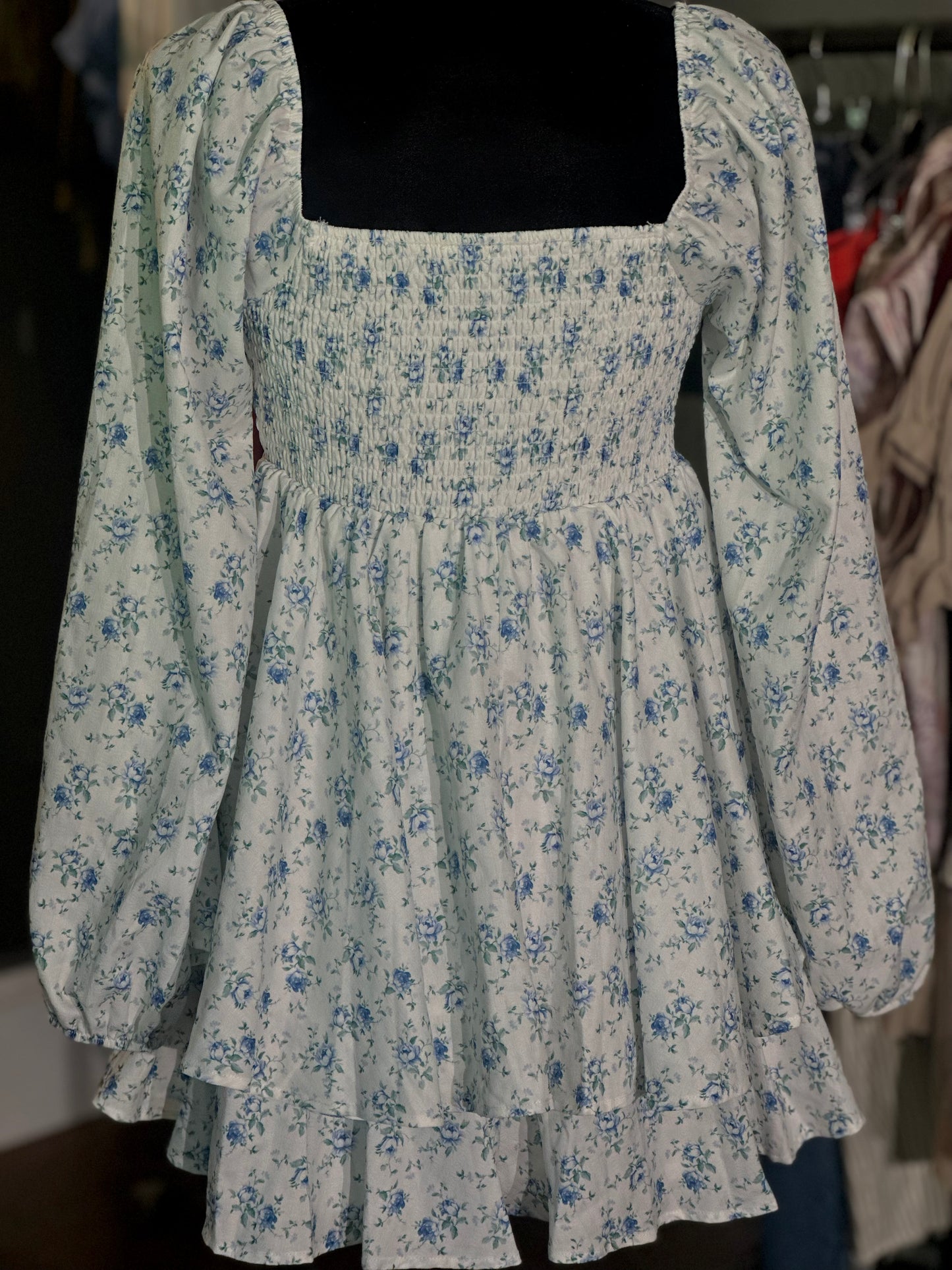 Altar’d State Blue and White Romper