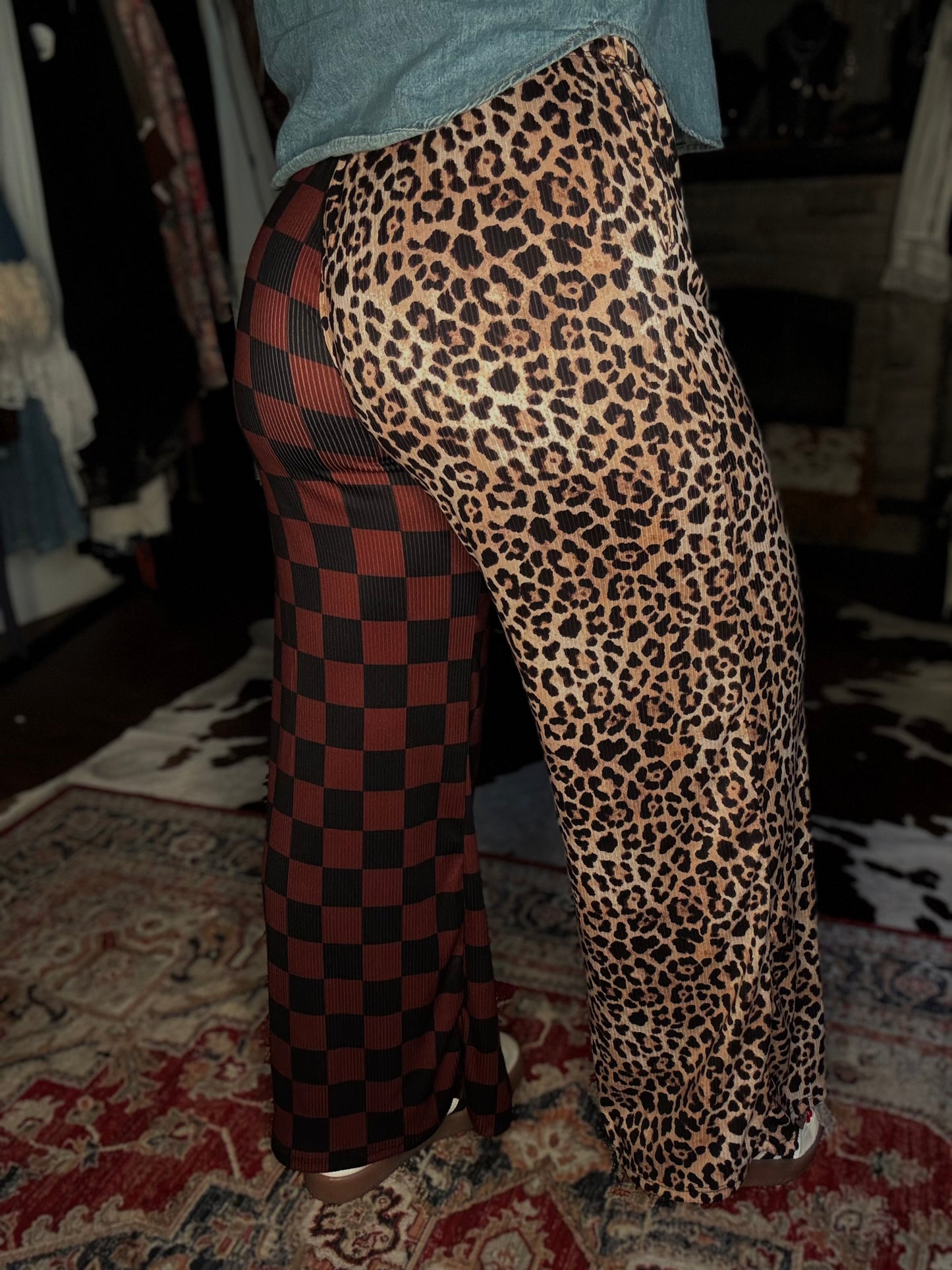 Split Decision Wide Leg Pants