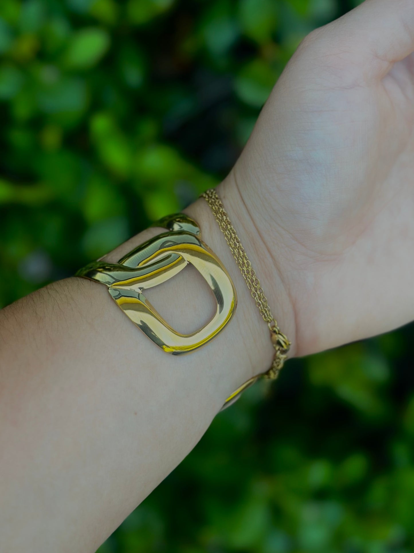 Water Resistant Gold Adjustable Bracelet