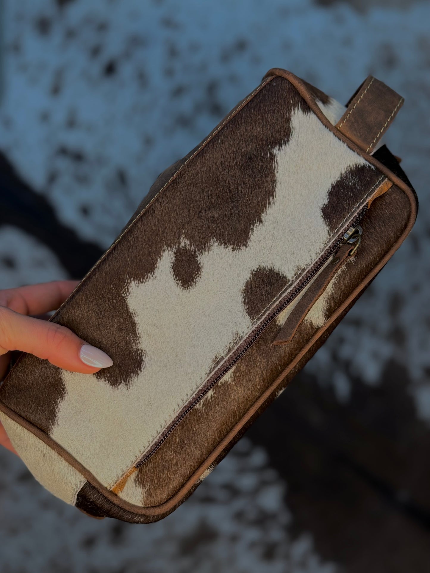 Cowhide Travel Bag