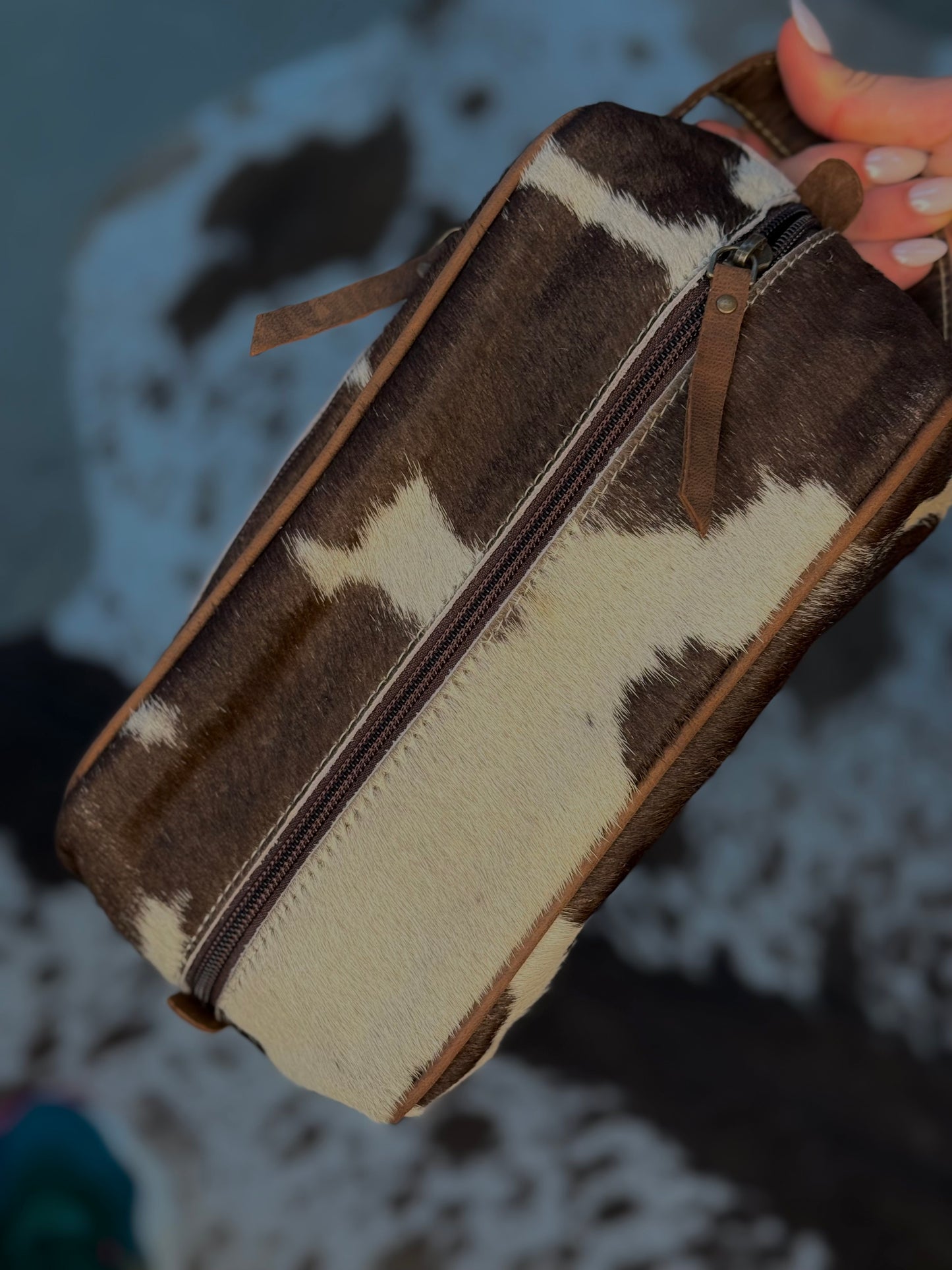 Cowhide Travel Bag