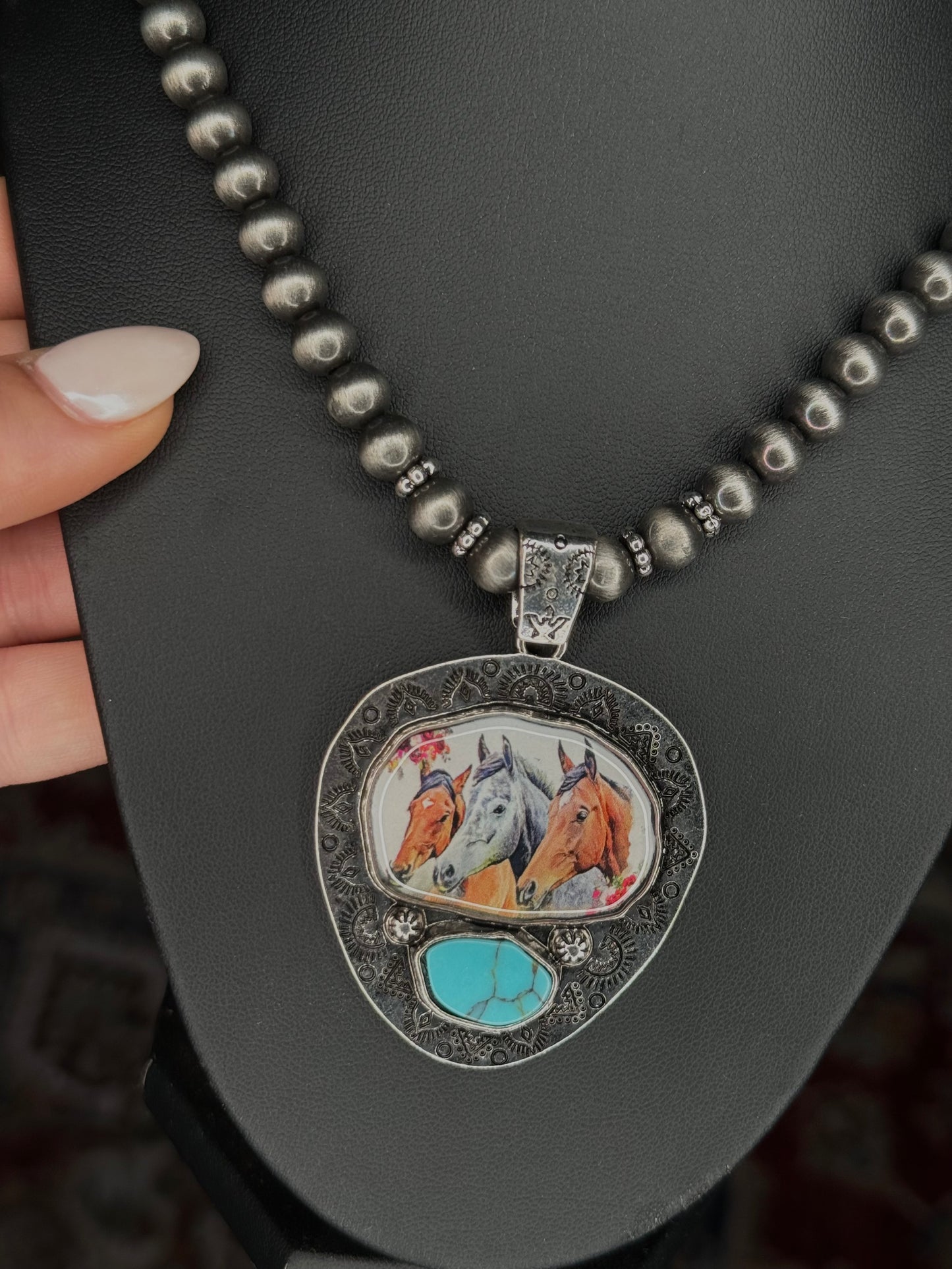 Horse Western Necklace