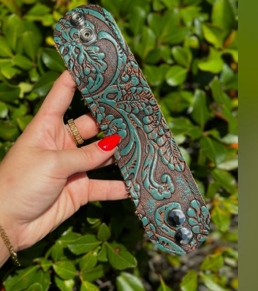 Leather Embossed Bracelet