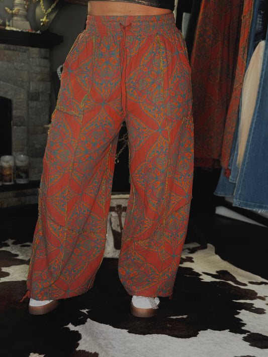 Layla Boho Harem Tie Pants