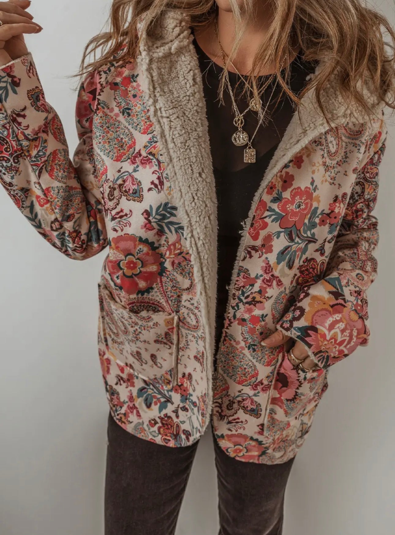 Pretty Paisley Sherpa