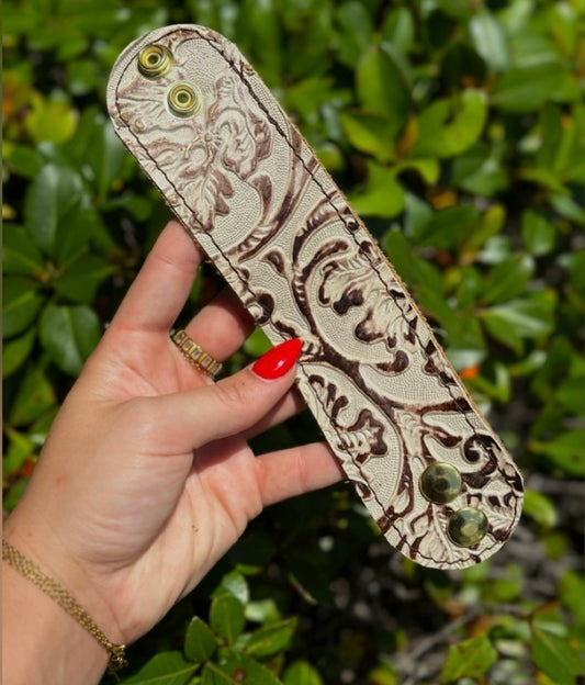 Leather Embossed Bracelet