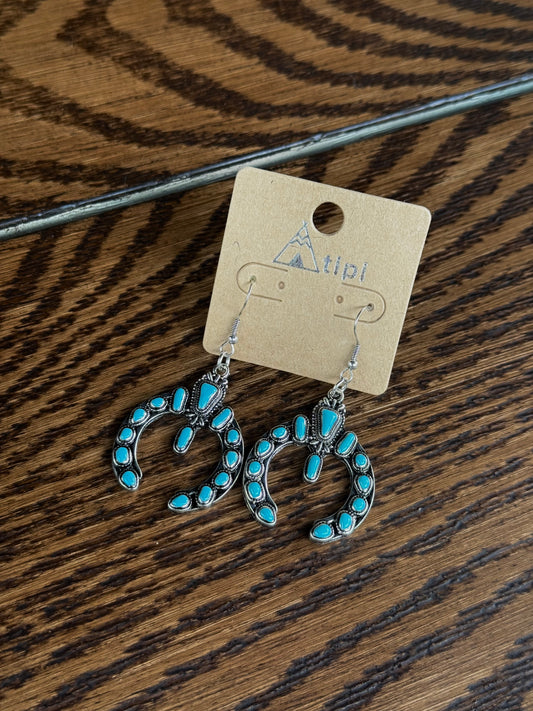 Western Squash Blossom Earrings