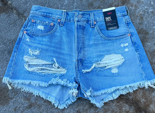 Levi’s 501 Distressed Shorts