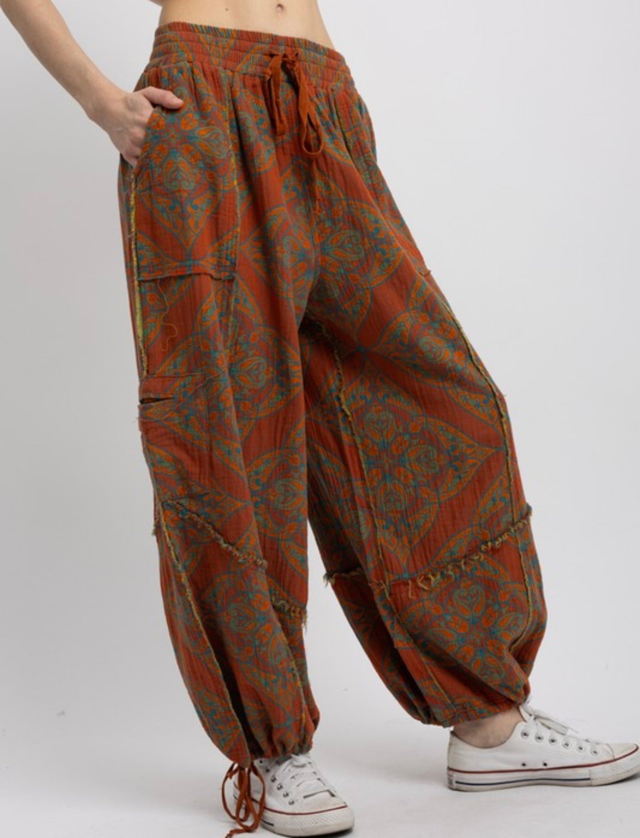 Layla Boho Harem Tie Pants