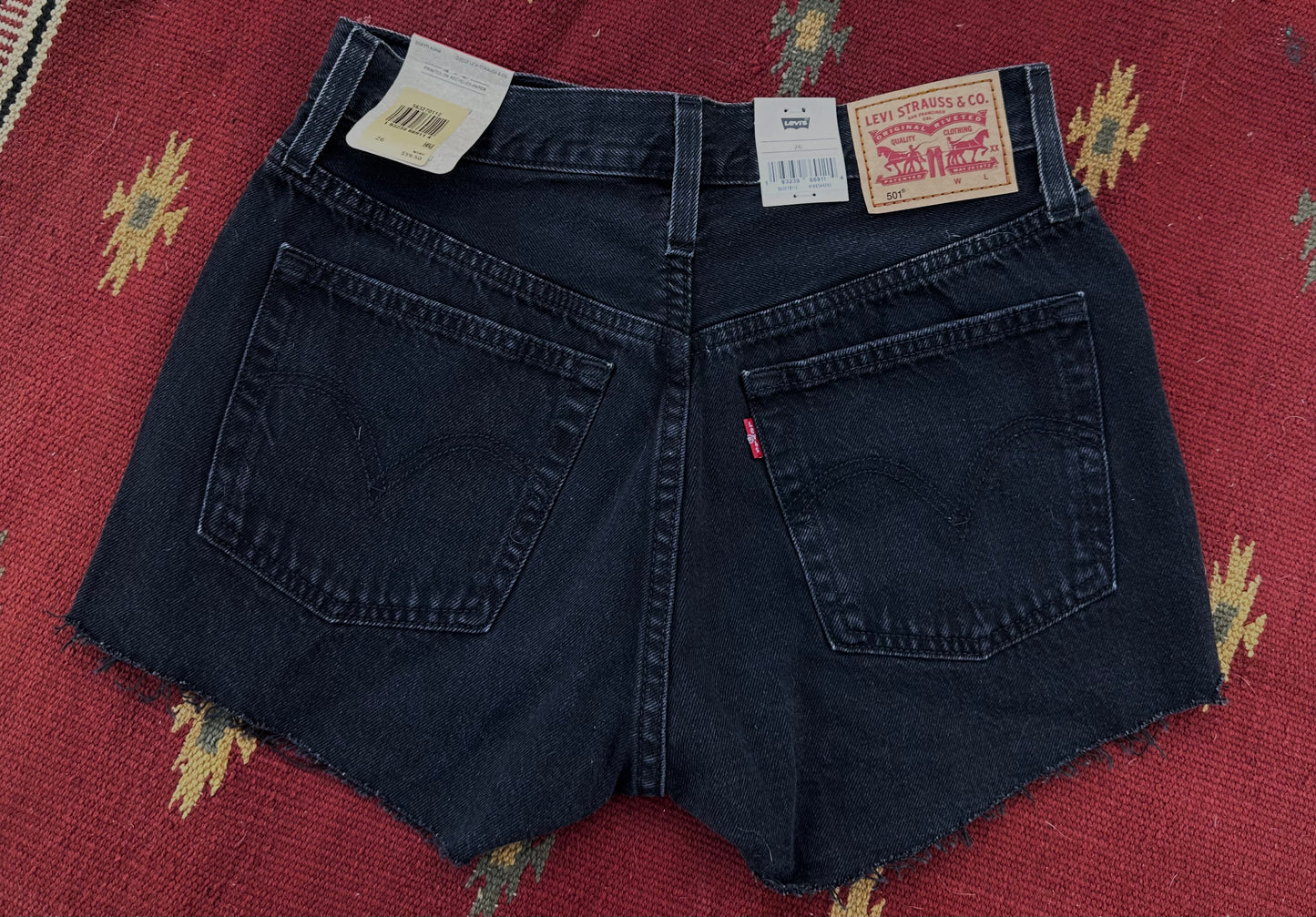 Levi’s 501 Black Shorts