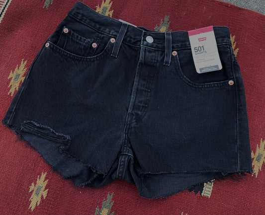 Levi’s 501 Black Shorts