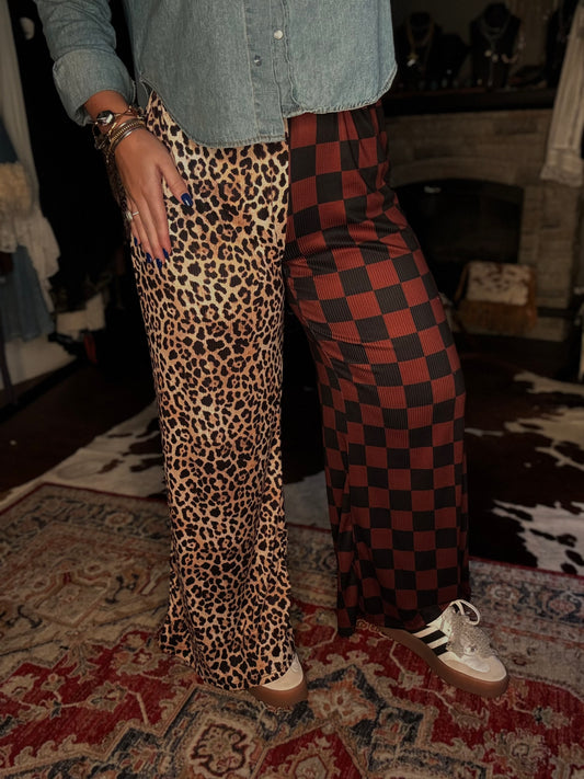 Split Decision Wide Leg Pants