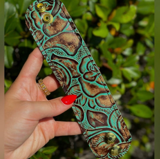 Leather Embossed Bracelet