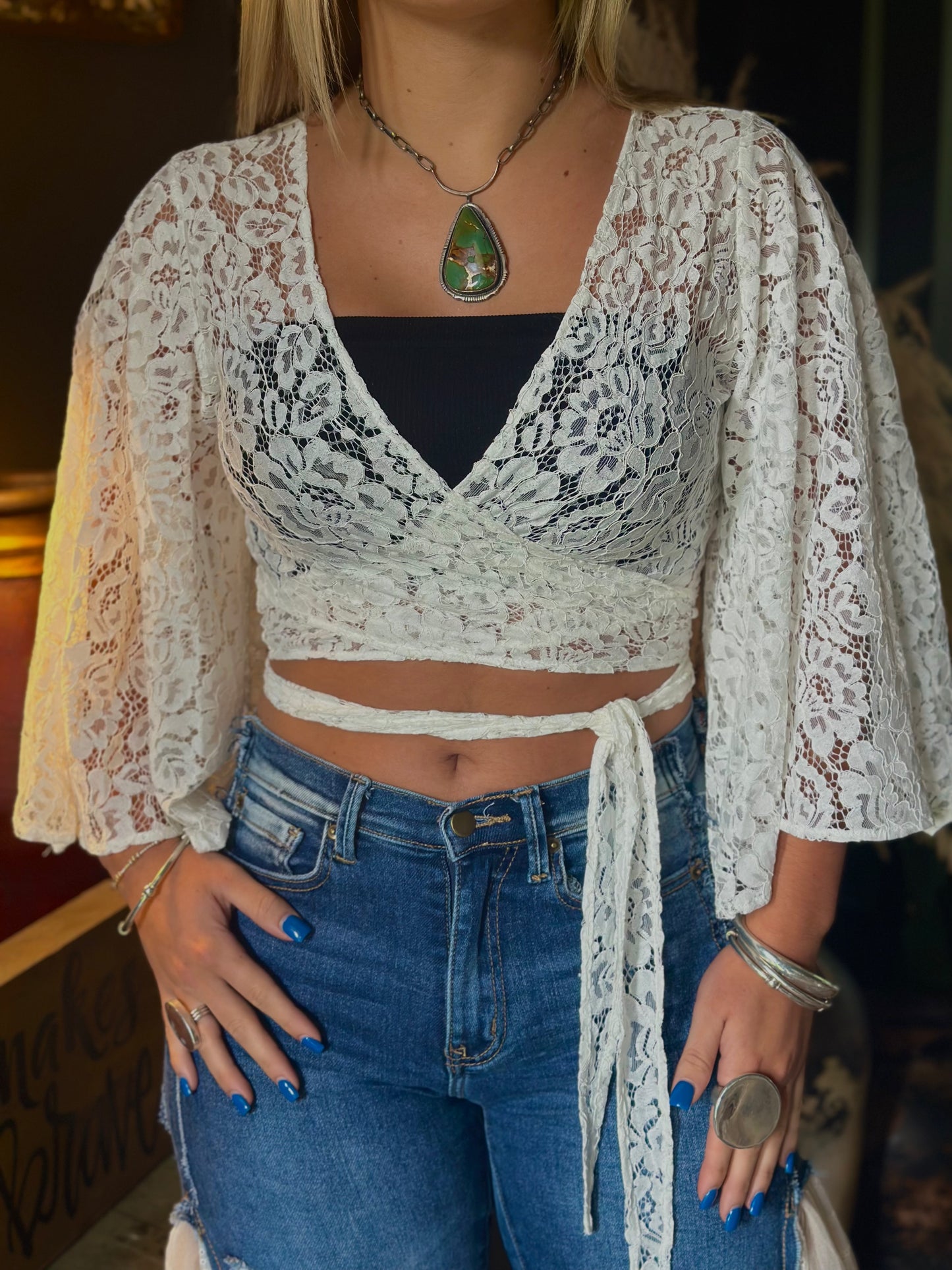 Lacey Belle Kimono Top