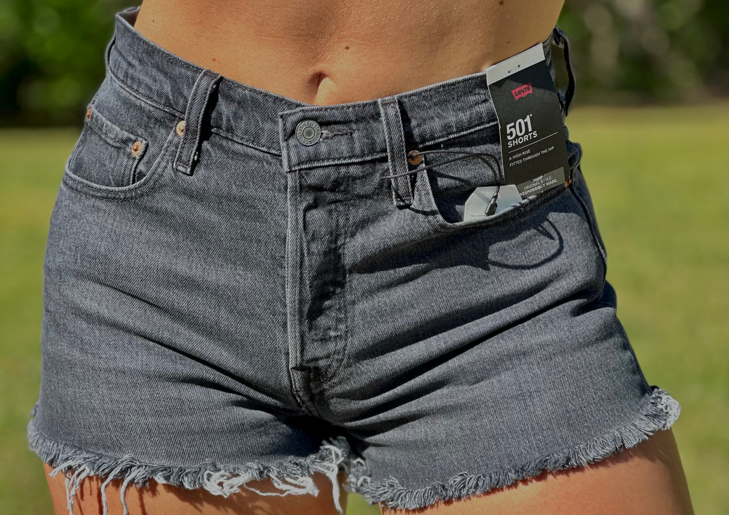 Grey Levi’s 501 Shorts