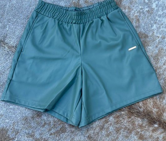 Fabletics Vegan Leather Shorts