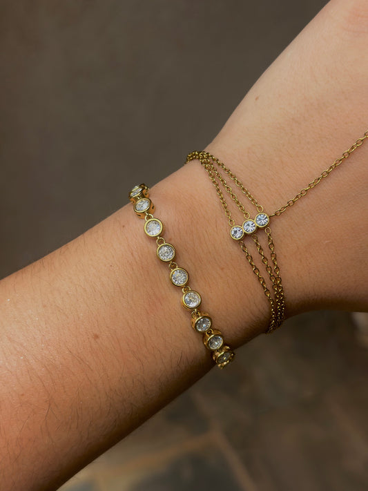 Water Resistant Diamond Bracelet