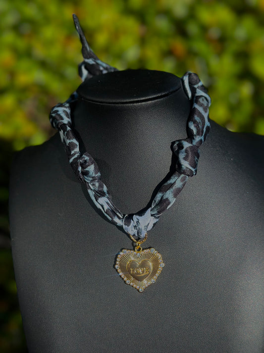 Handmade Scarf Tie Necklace