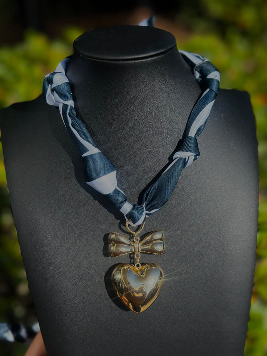 Handmade Scarf Tie Necklace