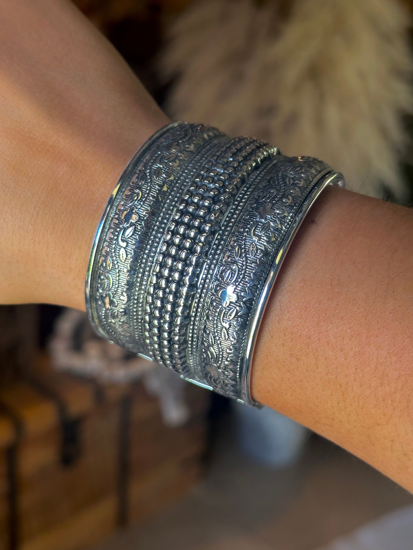 Bali Bazaar Silver Cuff