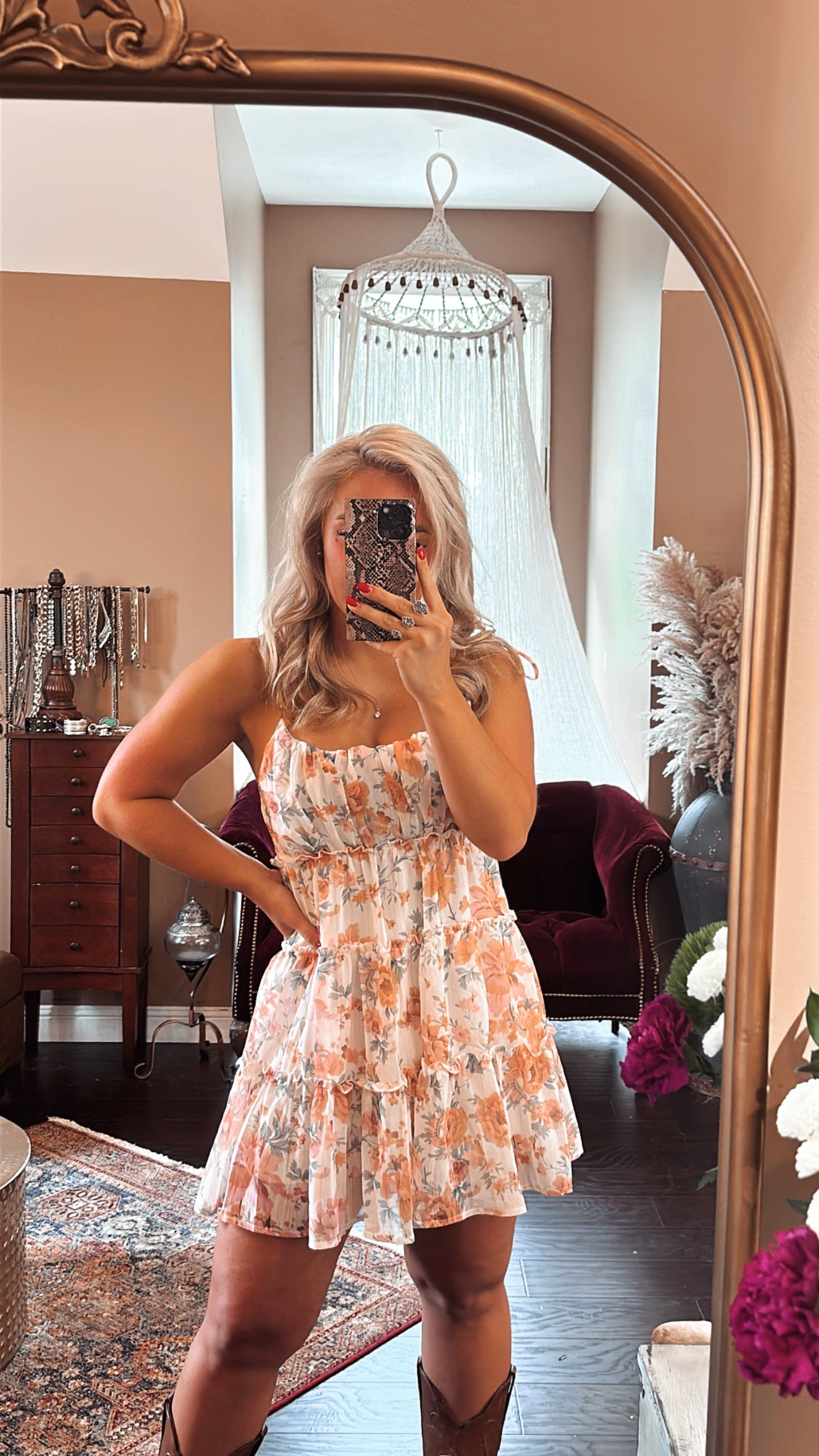 Flower Child Mini Dress